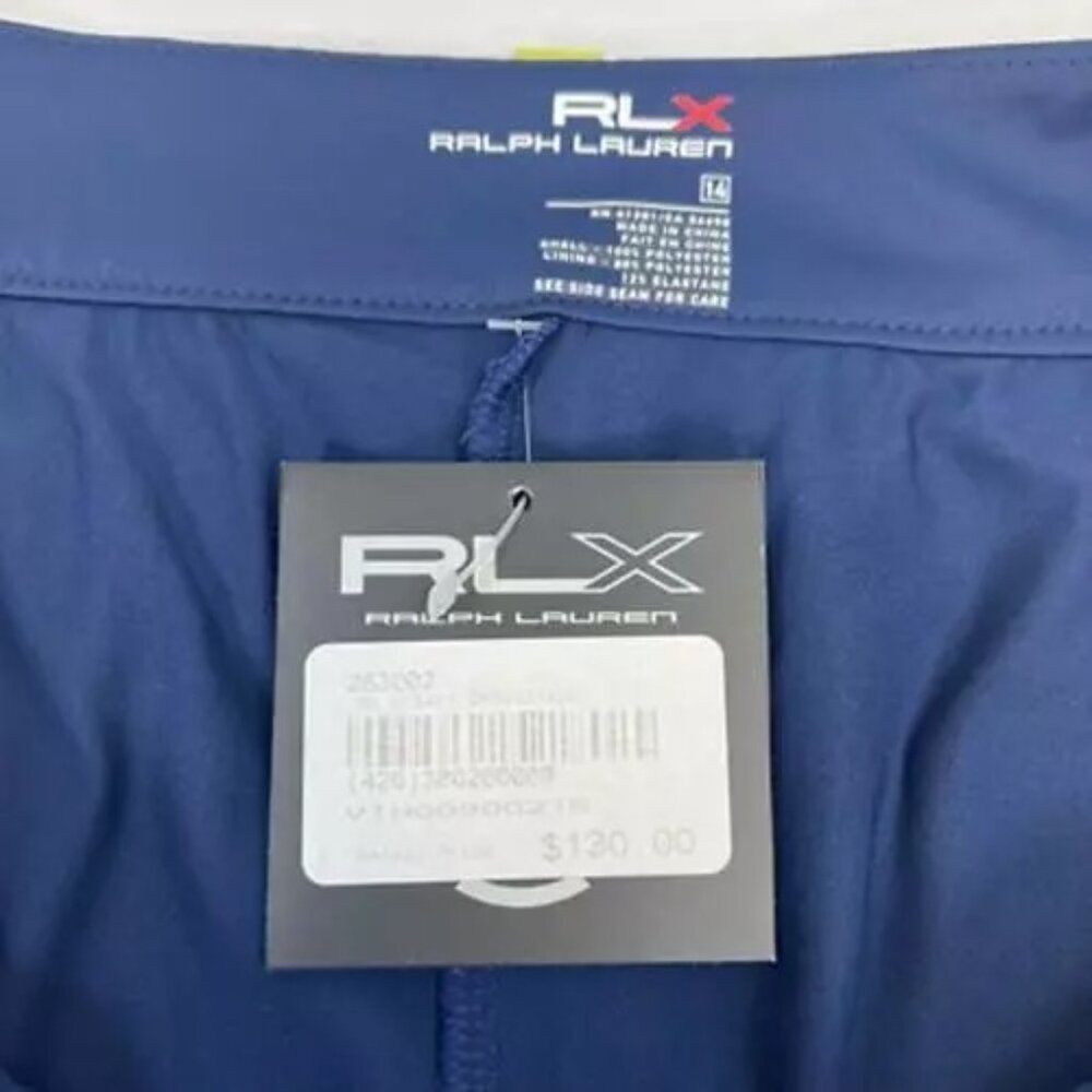 Ralph Lauren RLX Womens Skort Skirt Blue Golf Activewear Athletic 14 Tennis - Picture 3 of 12